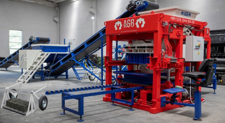 Machine Fabrication de Briques, Pavés et Parpaings