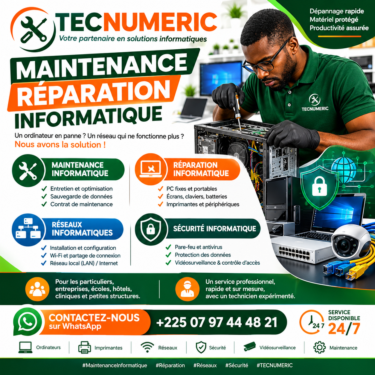 INSTALLATION - MAINTENANCE - REPARATION INFORMATIQUE