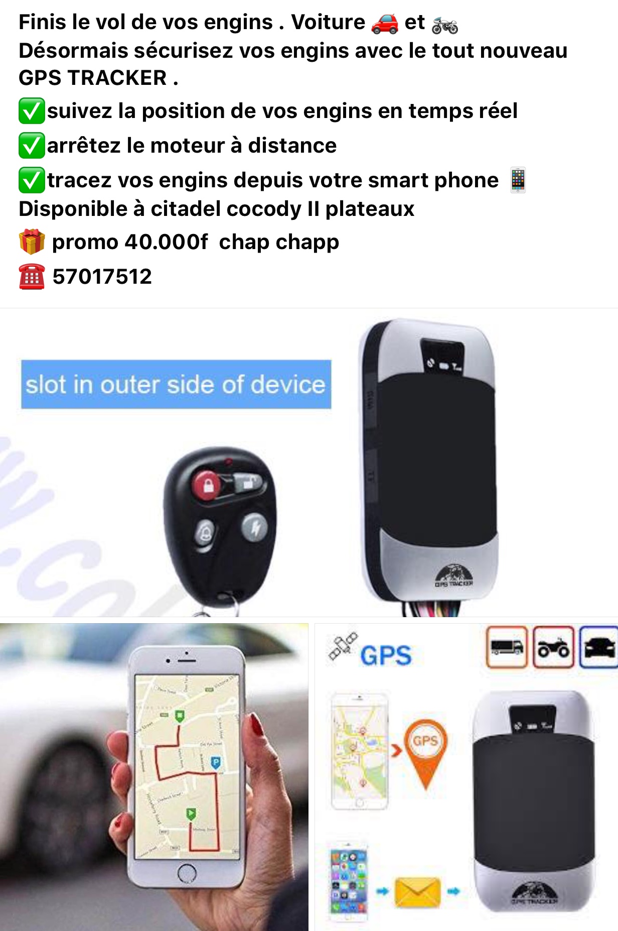 Abidjan GPS, Vente de traceurs GPS