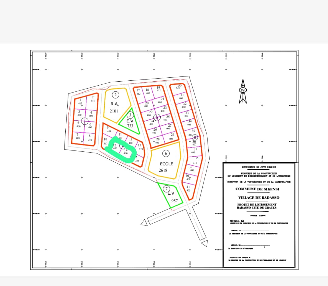 VENTE DE TERRAIN